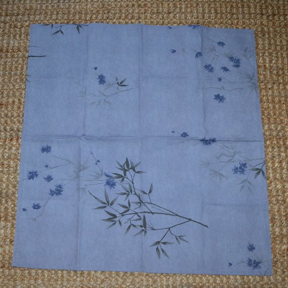 Calvin Klein Bedding Calvin Klein 0 Cotton Bamboo Wild Flower Blue